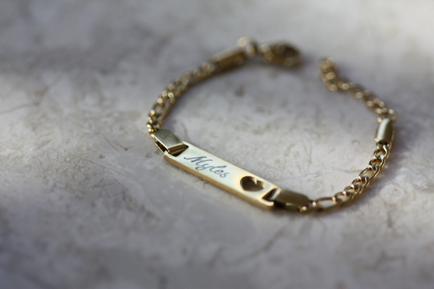 Hand-engraved Personalised Keepsake Bracelet