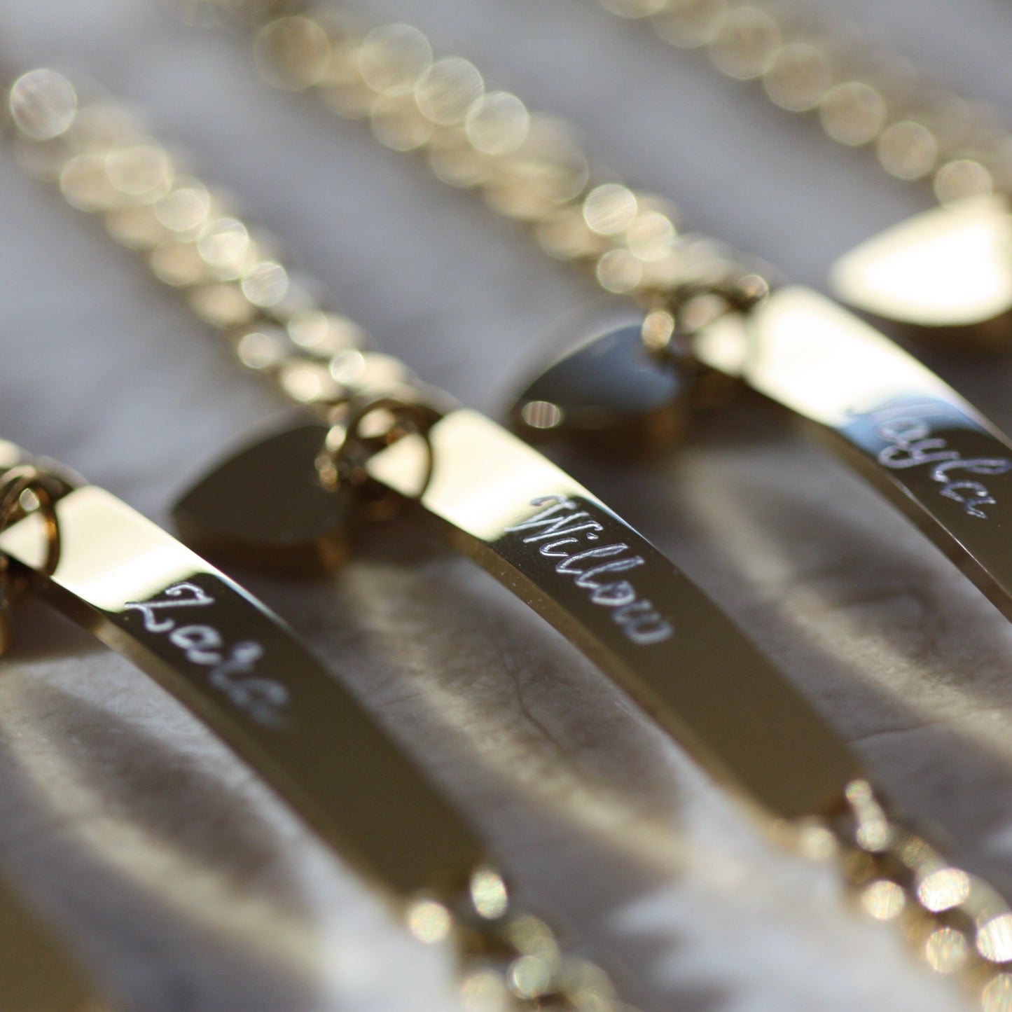 The Precious Hand-engraved Personalised Bracelet