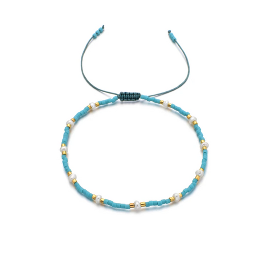 Turquoise Mini Pearls Bracelet