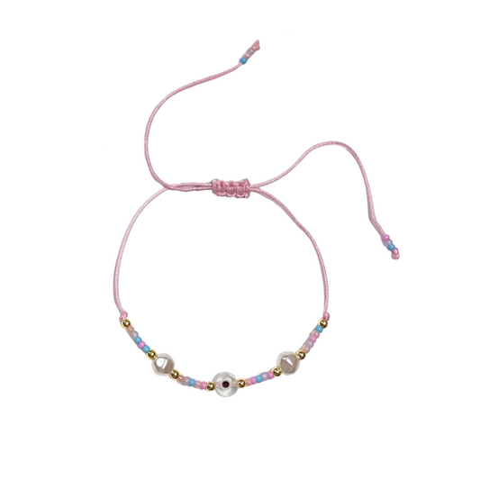 Candy Blush Mati Eye Bracelet