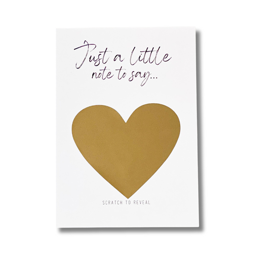 Pregnancy Announcement Scratch Card