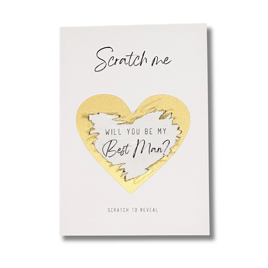 Will you be my Best Man? Scratch Card