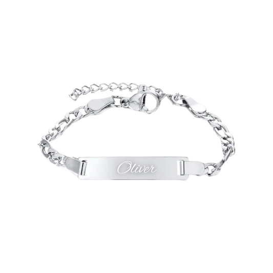 Hand-engraved Personalised Keepsake Bracelet - The Signature