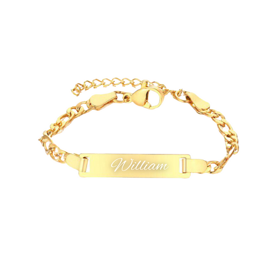 Hand-engraved Personalised Keepsake Bracelet - The Signature
