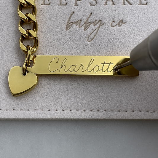 Hand-engraved Personalised Keepsake Bracelet - The Precious