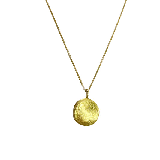 Impression Necklace | Solid 9k Yellow Gold