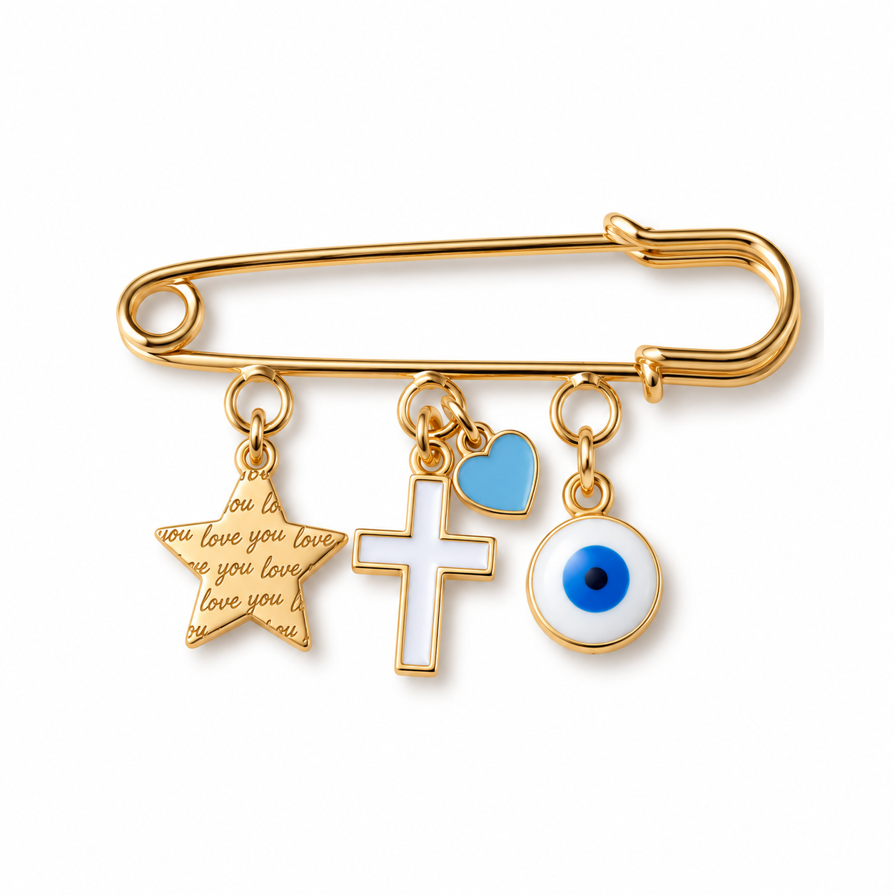 Forever Protected Pin - Blue