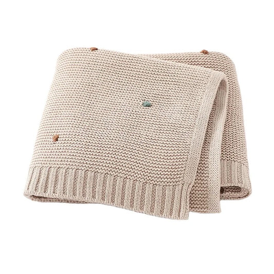 100% Cotton Blanket | Caramel