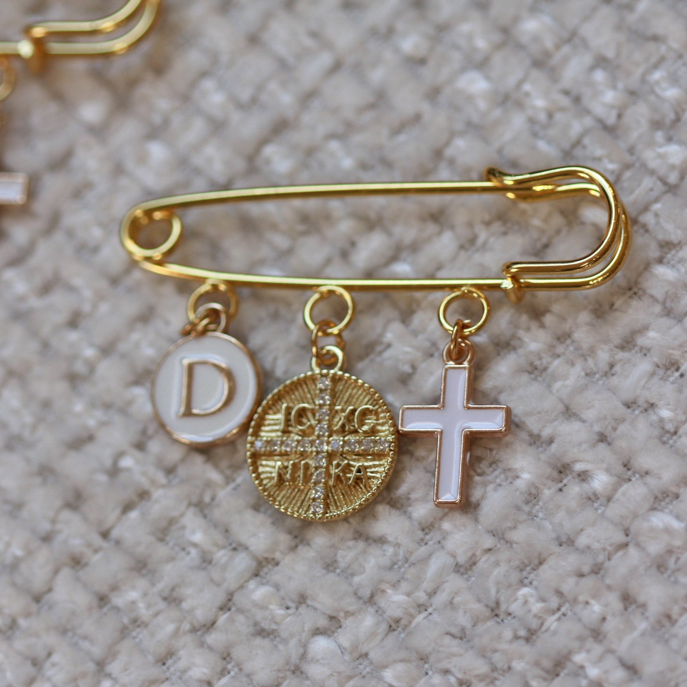 ICXC NIKA Orthodox Pin – Keepsake Baby Co