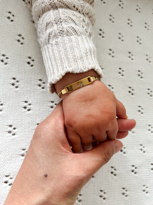 Hand-engraved Personalised Keepsake Bracelet - The Signature