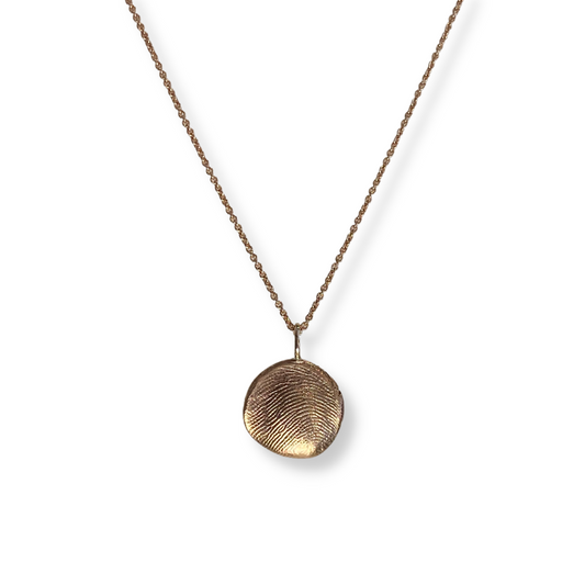 Impression Necklace | Solid 9k Rose Gold