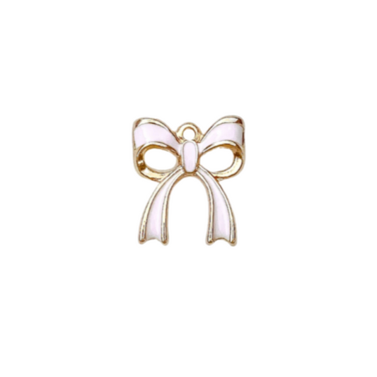 PINK BOW CHARM