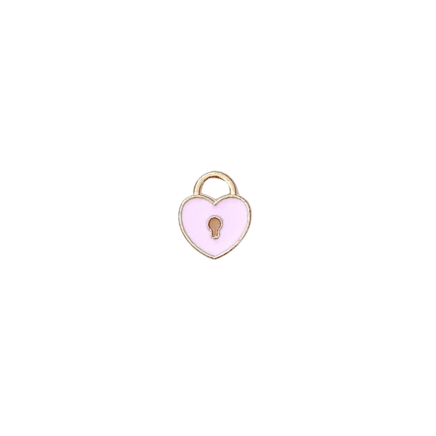PINK LOCK CHARM – Keepsake Baby Co