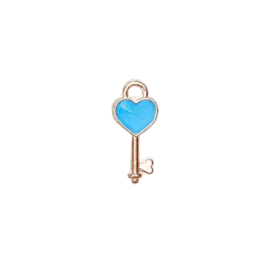 BLUE KEY CHARM – Keepsake Baby Co