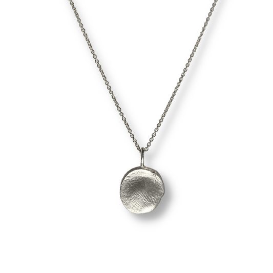Impression Necklace | White Gold