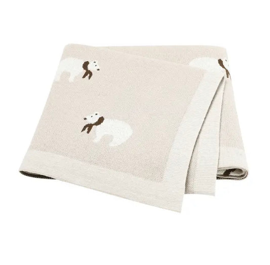 Pre-Order | Polar Bear Blanket | Neutral