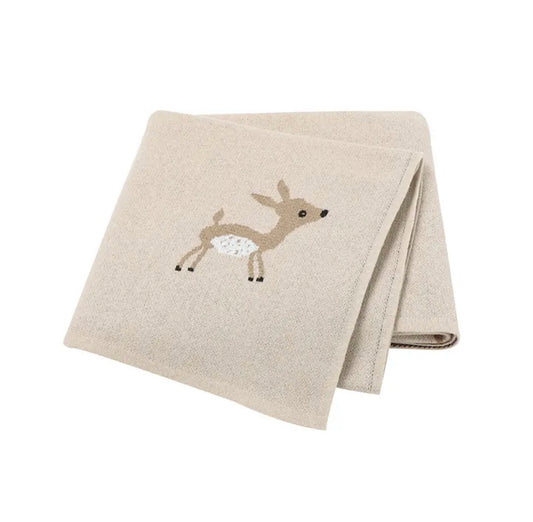 Bambi Baby Blanket | Neutral
