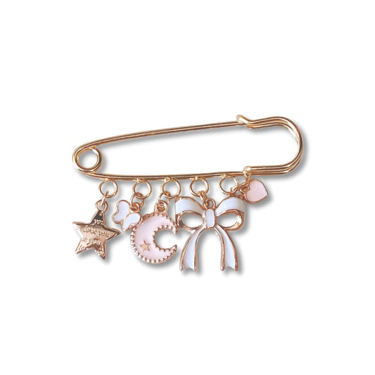 Our keepsake pins make the perfect gift for newborns and parents, christenings and baptisms.