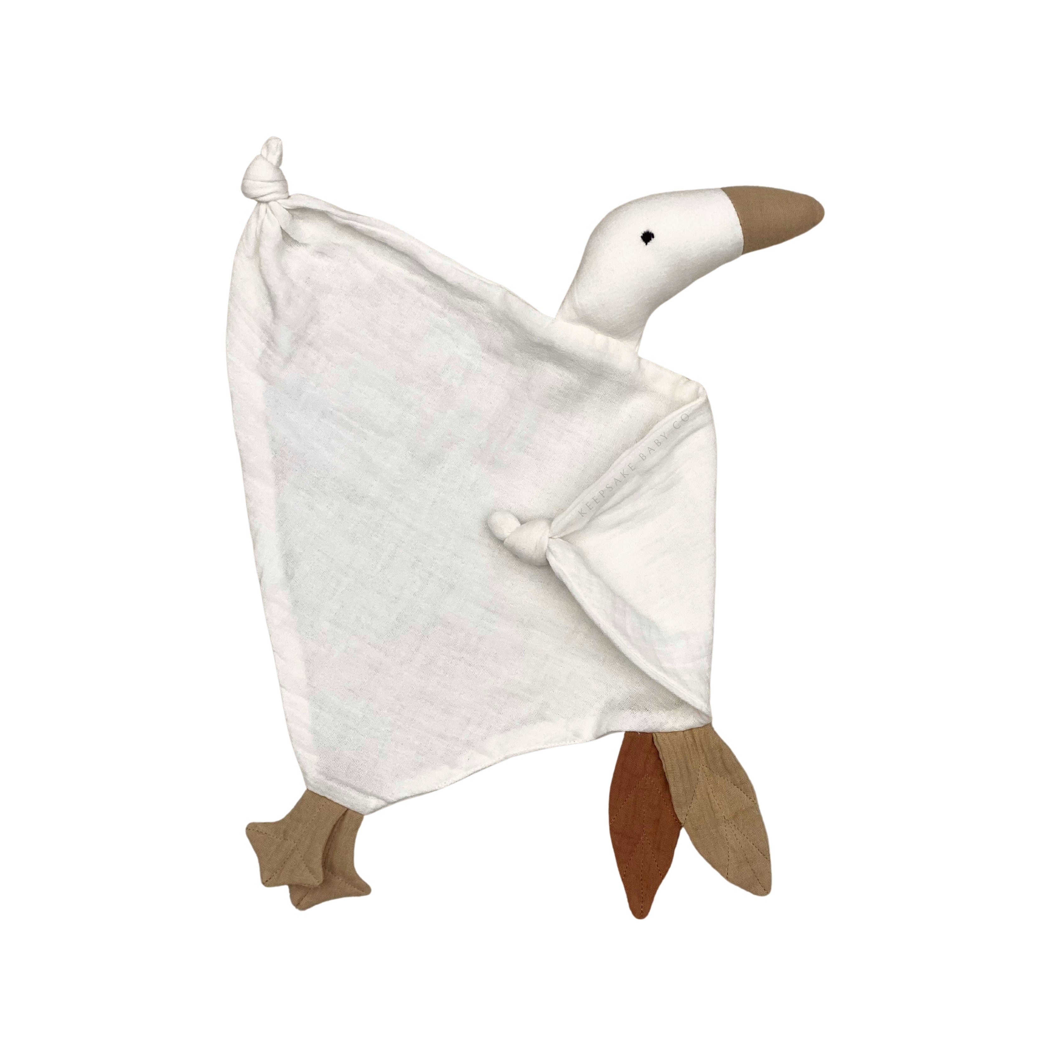 White Cuddle Goose Comforter – Keepsake Baby Co