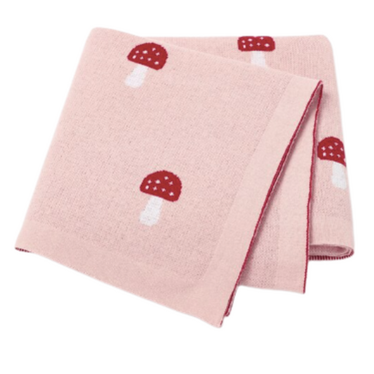 Forest Friends Blanket | Blush