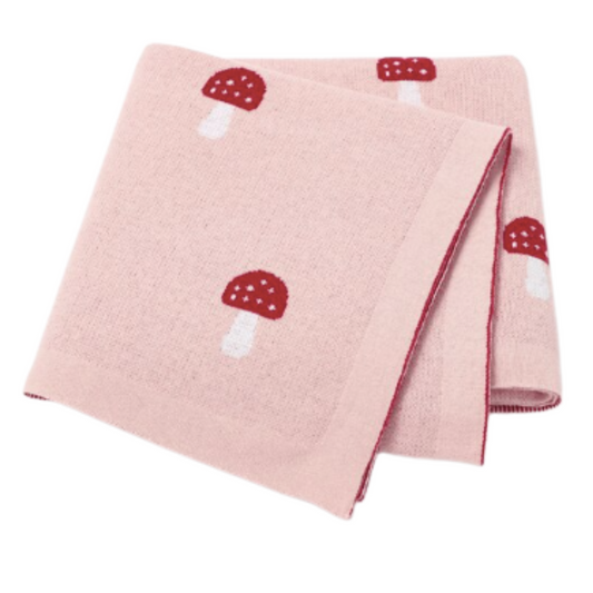 Forest Friends Blanket | Pink