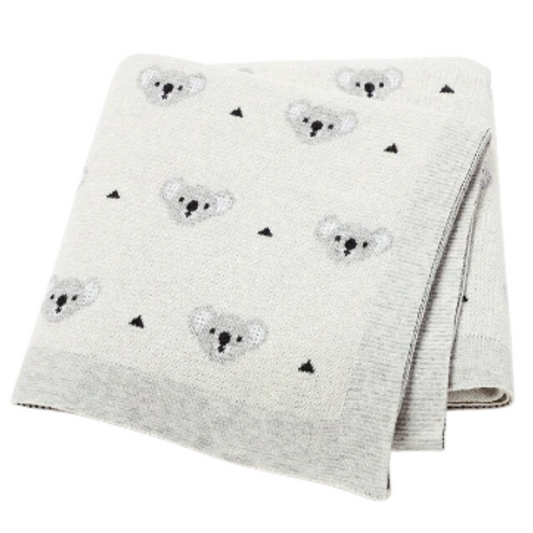 Koala Bear Blanket | Grey