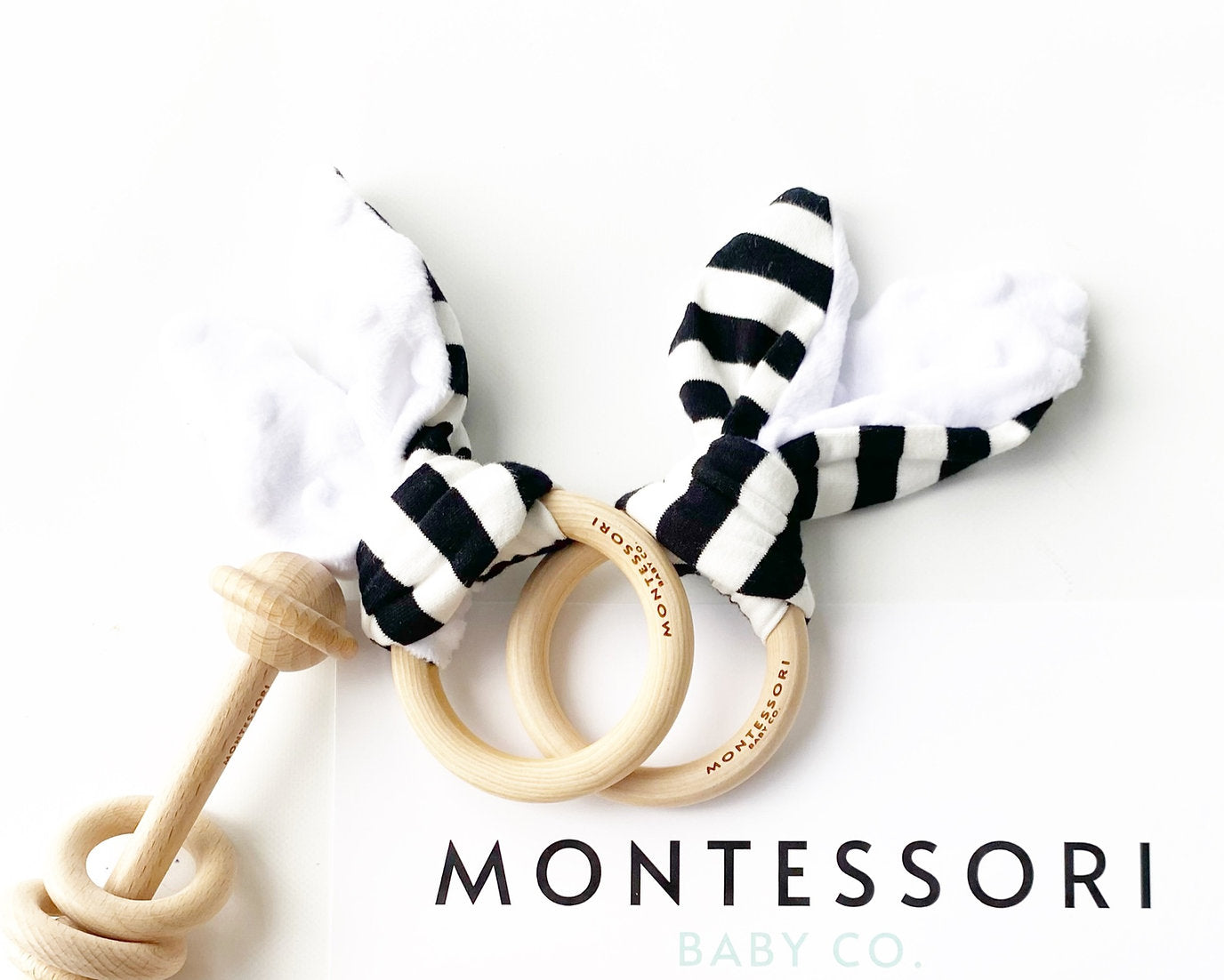 Wooden Bunny Rattle – Keepsake Baby Co