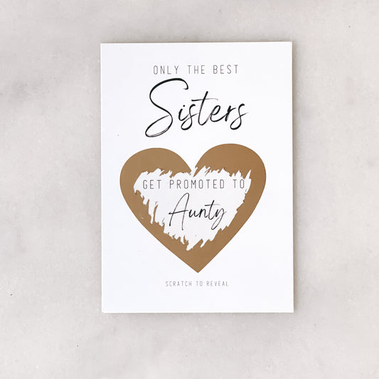 Sister Card - Pregnancy Announcement