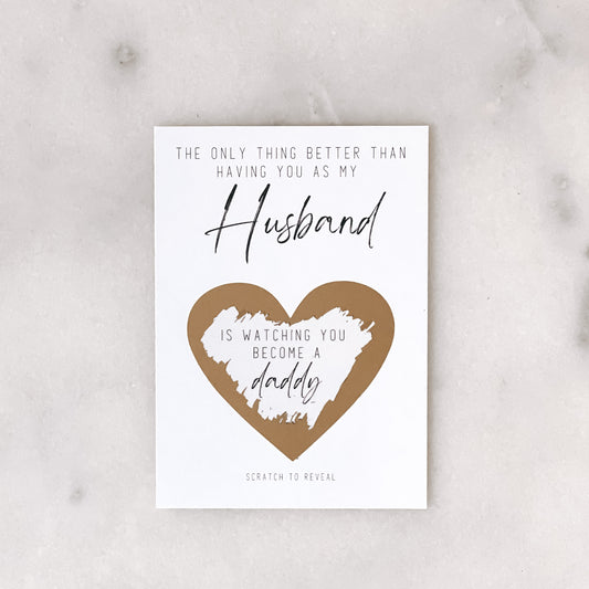 Husband to Daddy - Pregnancy Announcement