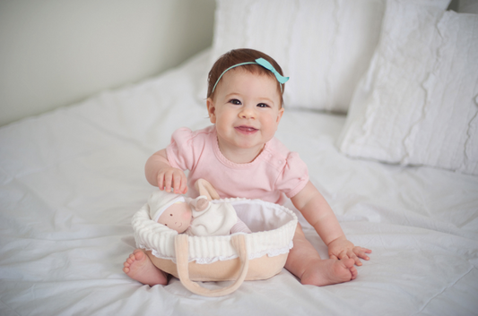 Grace Baby Doll in Carry Cot With Accessories