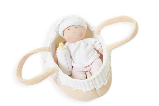 Grace Baby Doll in Carry Cot With Accessories