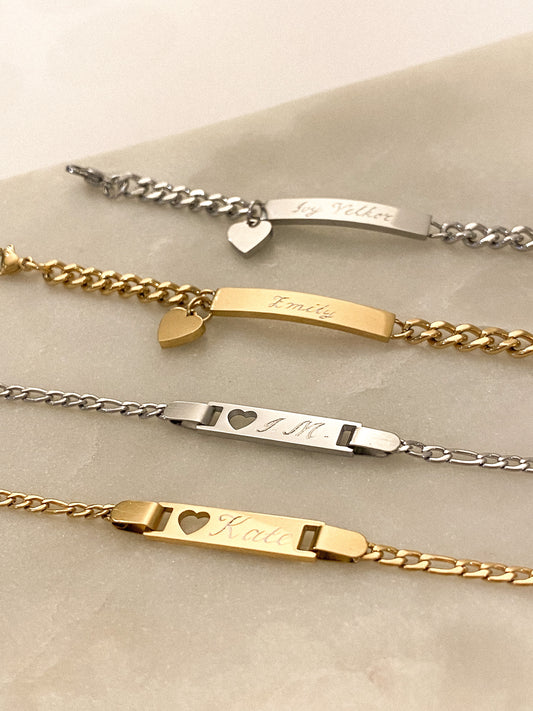 Hand-engraved Personalised Keepsake Bracelet