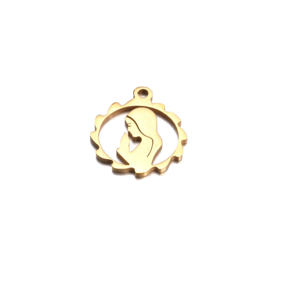 Faith and Family Mother Mary Charm Bangle